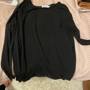 Black long sleeve tunic